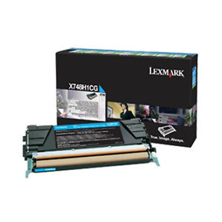 Lexmark Br X748Dte - 1-Hi Rtn Prog Cyan LEXX748H1CG